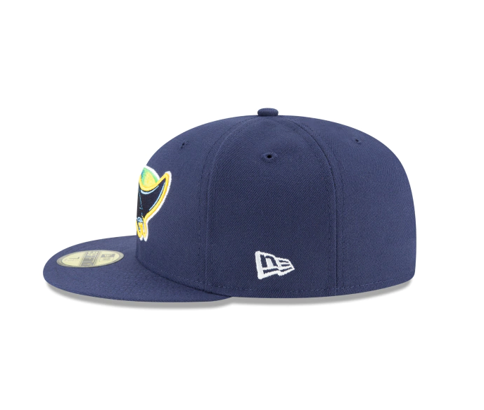 Men s Tampa Bay Rays New Era Navy Game Authentic Collection Alternate On-Field 59FIFTY Fitted Hat Official Team Hat Sports Fan Cap Official NFL Team