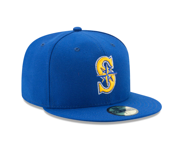 Men s Seattle Mariners New Era Royal Game Authentic Collection Alternate 2 On-Field 59FIFTY Fitted Hat Official Team Hat Sports Fan Cap Official NFL