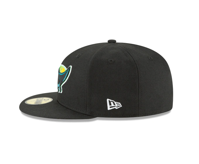 Men s Tampa Bay Devil Rays 1998 Cooperstown Collection Black 59Fifty Fitted Hat Official Team Hat Sports Fan Cap Official NFL Team Hat Football Fan