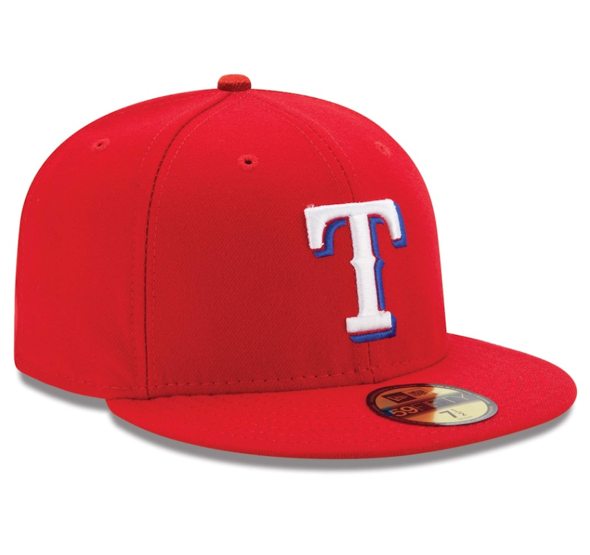 Men s Texas Rangers New Era Red Alternate Authentic Collection On-Field 59FIFTY Fitted Hat Official Team Hat Sports Fan Cap Official NFL Team Hat