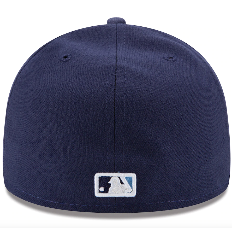 Men s Tampa Bay Rays New Era Navy Game Authentic Collection On-Field 59FIFTY Fitted Hat Official Team Hat Sports Fan Cap Official NFL Team Hat
