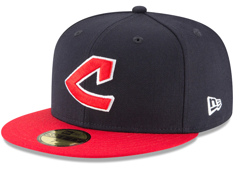 Men s Cleveland Guardians New Era Navy Cooperstown Collection Wool 59FIFTY Fitted Hat Official Team Hat Sports Fan Cap Official NFL Team Hat Football