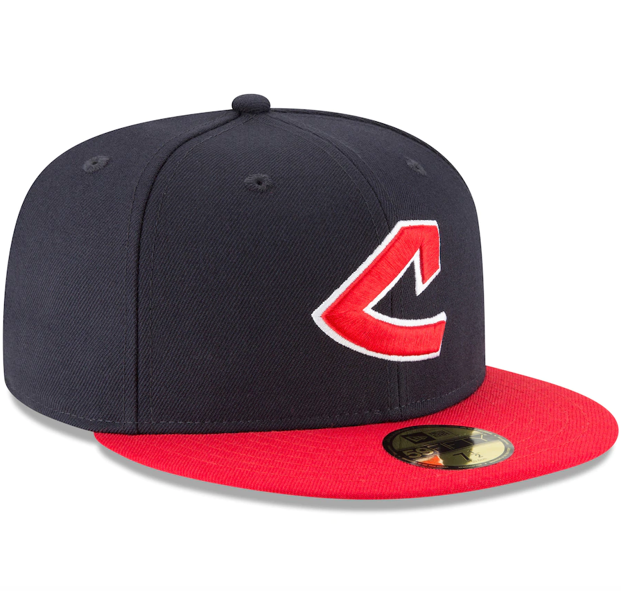 Men s Cleveland Guardians New Era Navy Cooperstown Collection Wool 59FIFTY Fitted Hat Official Team Hat Sports Fan Cap Official NFL Team Hat Football