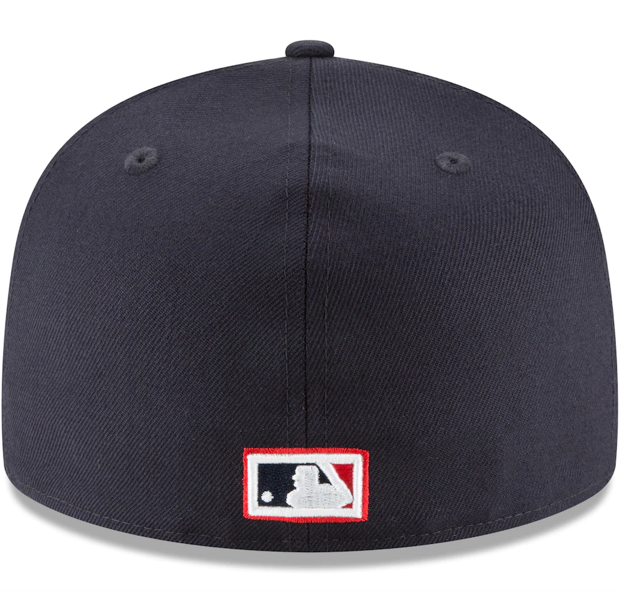 Men s Cleveland Guardians New Era Navy Cooperstown Collection Wool 59FIFTY Fitted Hat Official Team Hat Sports Fan Cap Official NFL Team Hat Football