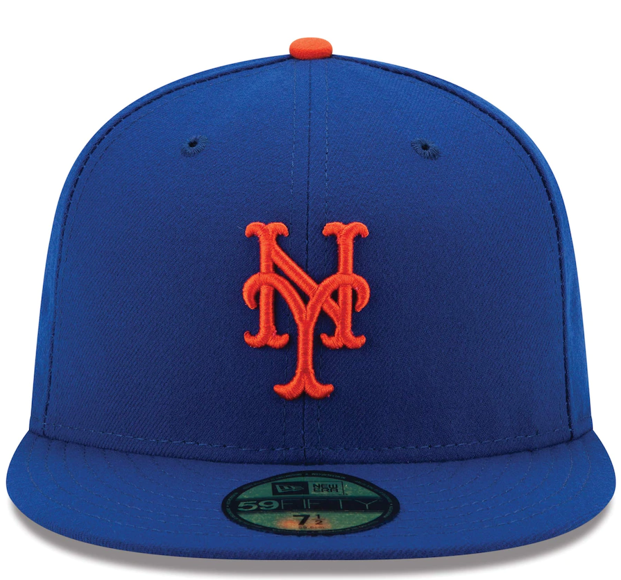 Men s New York Mets New Era Royal Authentic Collection On Field 59FIFTY Fitted Hat Official Team Hat Sports Fan Cap Official NFL Team Hat Football