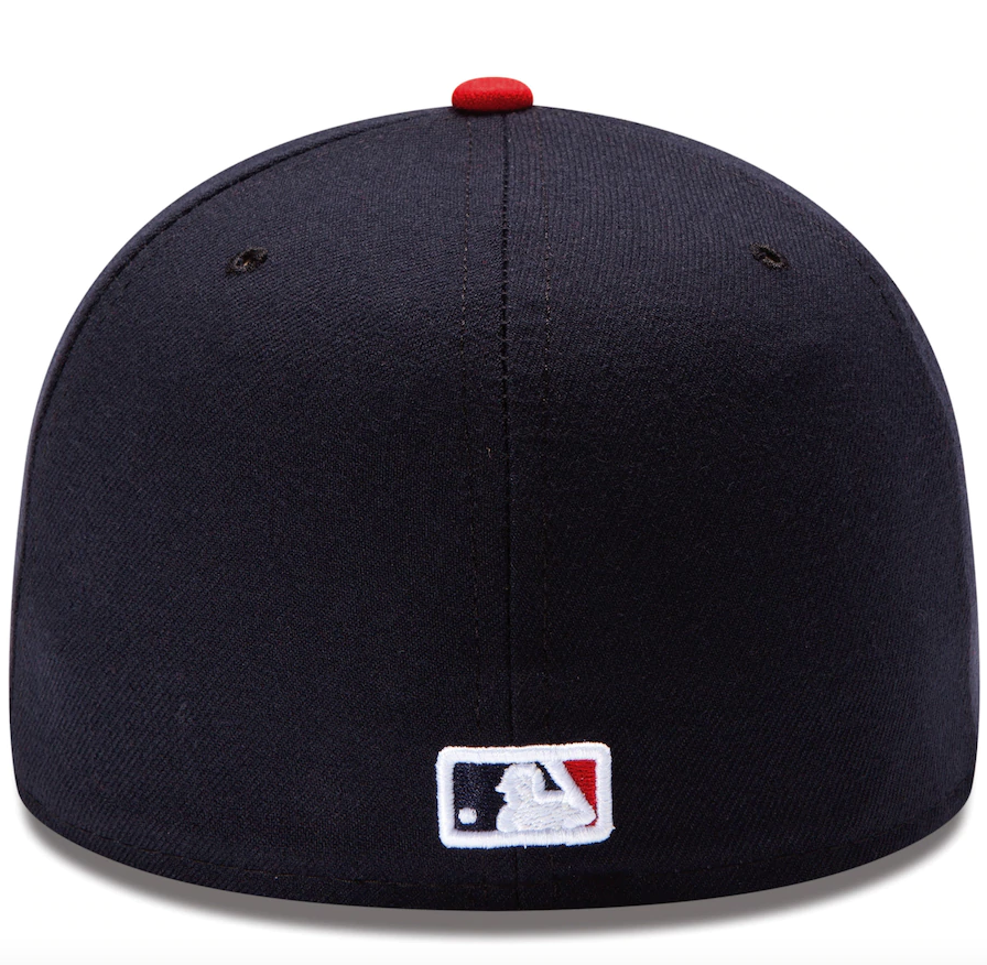 Men s Atlanta Braves New Era Navy Red Home Authentic Collection On-Field 59FIFTY Fitted Hat Official Team Hat Sports Fan Cap Official NFL Team Hat