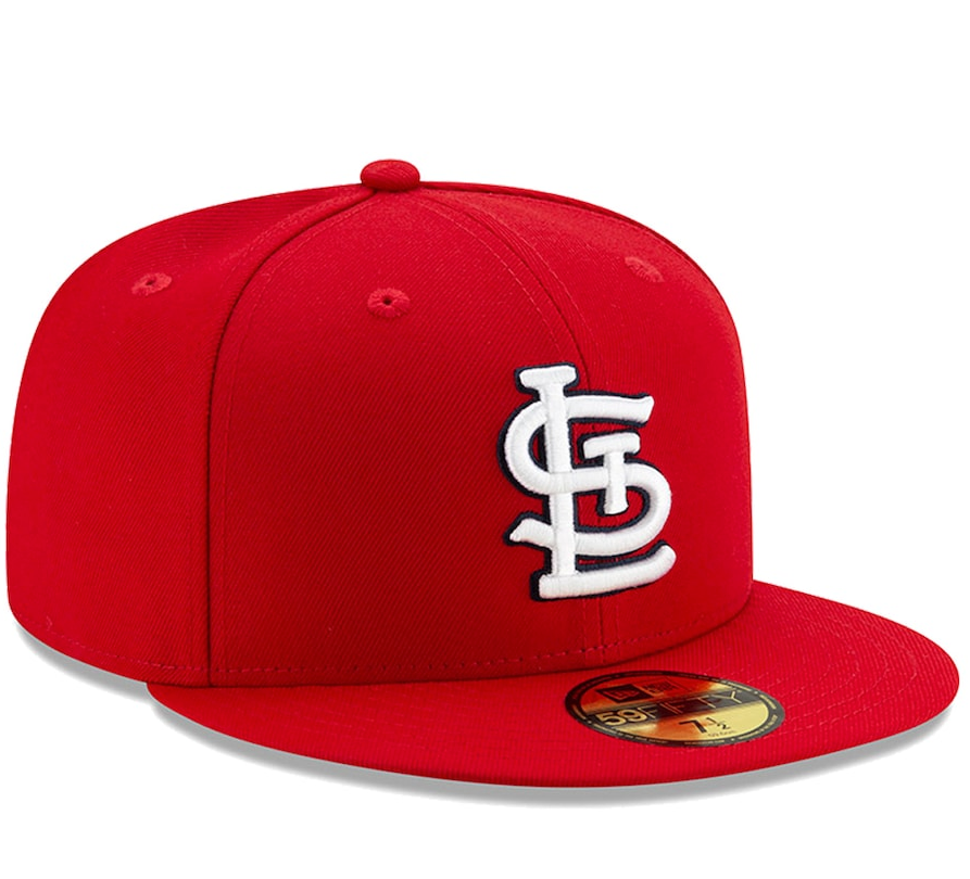 Men s St Louis Cardinals New Era Red Authentic Collection On-Field 59FIFTY Fitted Hat Official Team Hat Sports Fan Cap Official NFL Team Hat Football