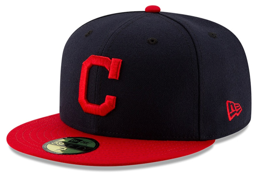Men s Cleveland Guardians New Era Navy Red Home Authentic Collection On-Field 59FIFTY Fitted Hat Official Team Hat Sports Fan Cap Official NFL Team