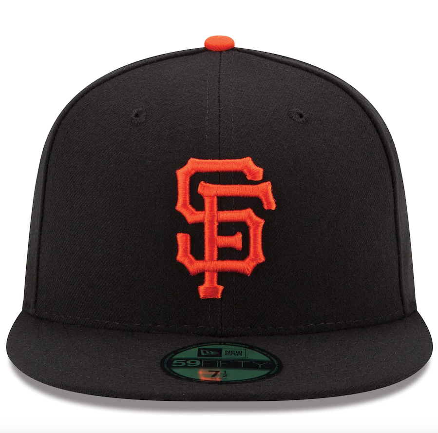 Men s San Francisco Giants New Era Black Game Authentic Collection On-Field 59FIFTY Fitted Hat Official Team Hat Sports Fan Cap Official NFL Team Hat
