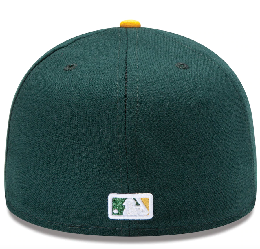 Men s Athletics New Era Green Yellow Home Authentic Collection On-Field 59FIFTY Fitted Hat Official Team Hat Sports Fan Cap Official NFL Team Hat