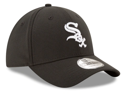 Junior Chicago White Sox New Era Black Team Classic 39THIRTY Flex Hat Official Team Hat Sports Fan Cap Official NFL Team Hat Football Fan Cap