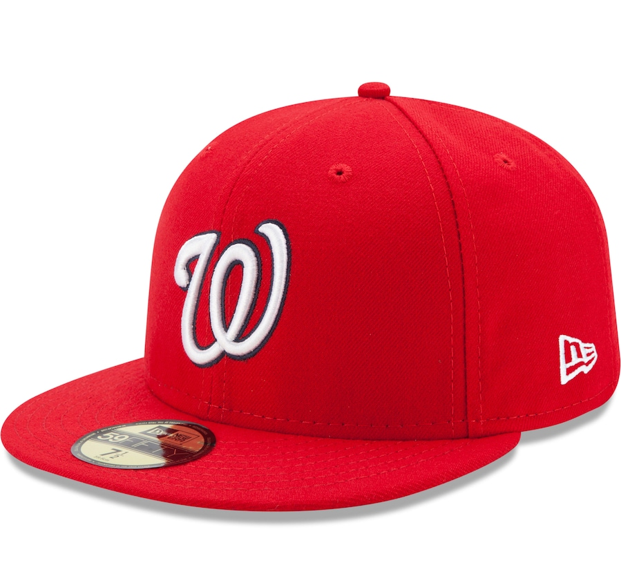 Men s Washington Nationals New Era Red Game Authentic Collection On-Field 59FIFTY Fitted Hat Official Team Hat Sports Fan Cap Official NFL Team Hat
