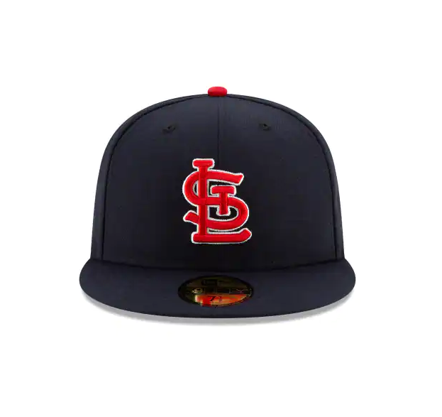 Men s St Louis Cardinals New Era Navy Alternate Authentic Collection On-Field 59FIFTY Fitted Hat Official Team Hat Sports Fan Cap Official NFL Team
