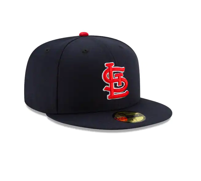 Men s St Louis Cardinals New Era Navy Alternate Authentic Collection On-Field 59FIFTY Fitted Hat Official Team Hat Sports Fan Cap Official NFL Team