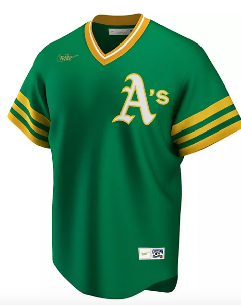 Men s Oakland Athletics Nike Kelly Green Road Cooperstown Collection Team Jersey Official Team Jersey Sports Fan Apparel Official NFL Team Jersey