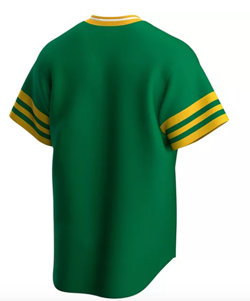 Men s Oakland Athletics Nike Kelly Green Road Cooperstown Collection Team Jersey Official Team Jersey Sports Fan Apparel Official NFL Team Jersey