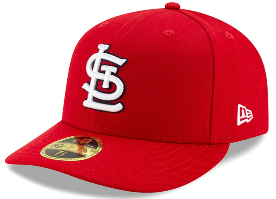 Men s St Louis Cardinals New Era Red Low Profile Authentic Collection On-Field 59FIFTY Fitted Hat Official Team Hat Sports Fan Cap Official NFL Team