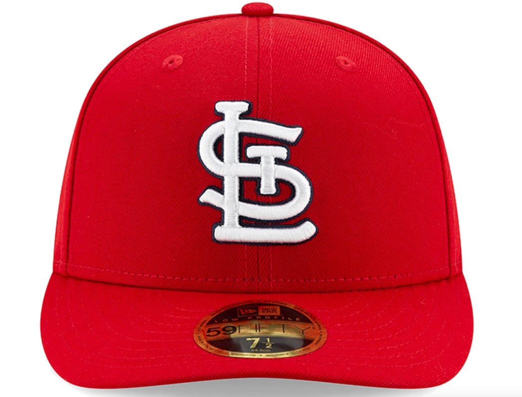 Men s St Louis Cardinals New Era Red Low Profile Authentic Collection On-Field 59FIFTY Fitted Hat Official Team Hat Sports Fan Cap Official NFL Team