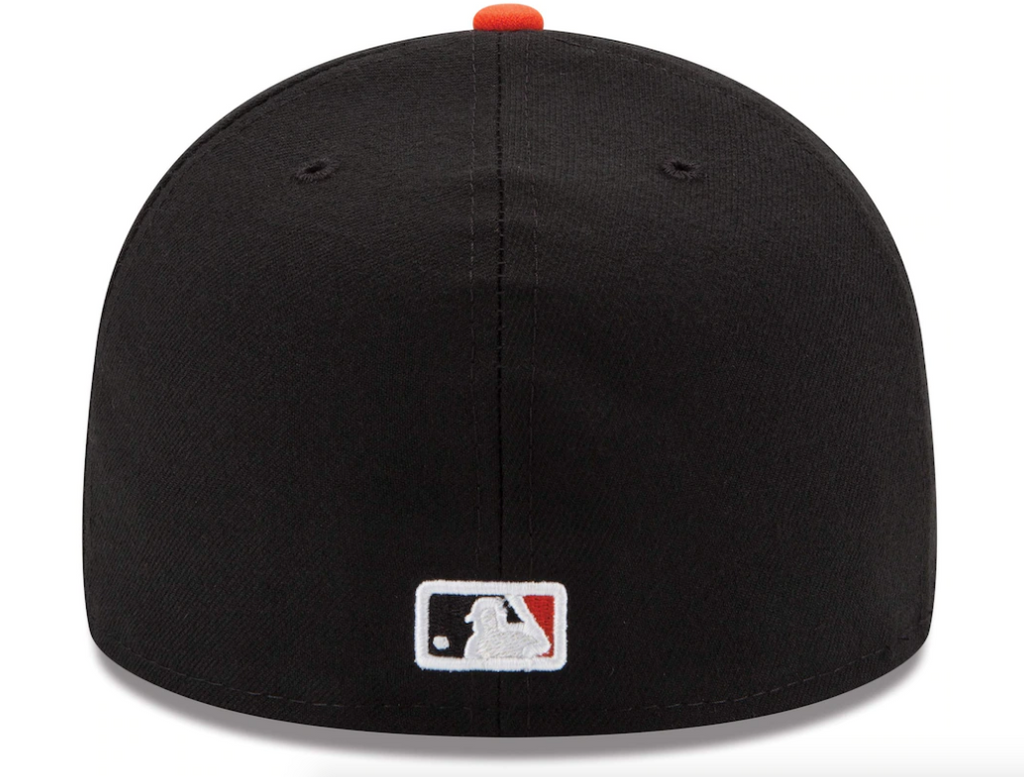 Men s Baltimore Orioles New Era White Orange Home Authentic Collection On-Field 59FIFTY Fitted Hat Official Team Hat Sports Fan Cap Official NFL Team