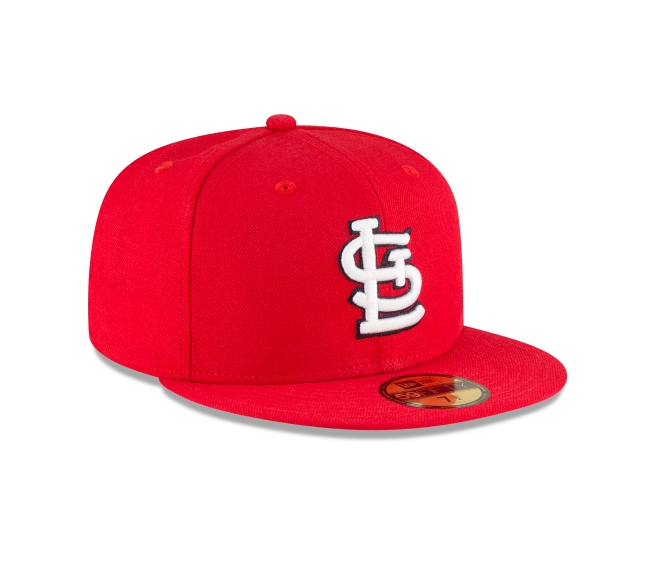 St Louis Cardinals New Era 2006 World Series Wool 59FIFTY Fitted Hat - Red Official Team Hat Sports Fan Cap Official NFL Team Hat Football Fan Cap