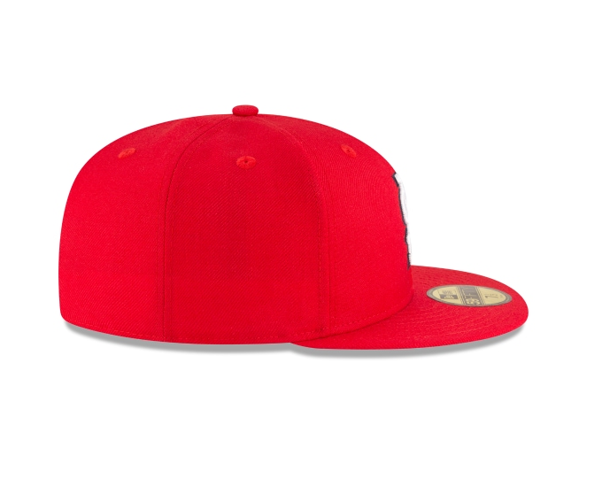 St Louis Cardinals New Era 2006 World Series Wool 59FIFTY Fitted Hat - Red Official Team Hat Sports Fan Cap Official NFL Team Hat Football Fan Cap