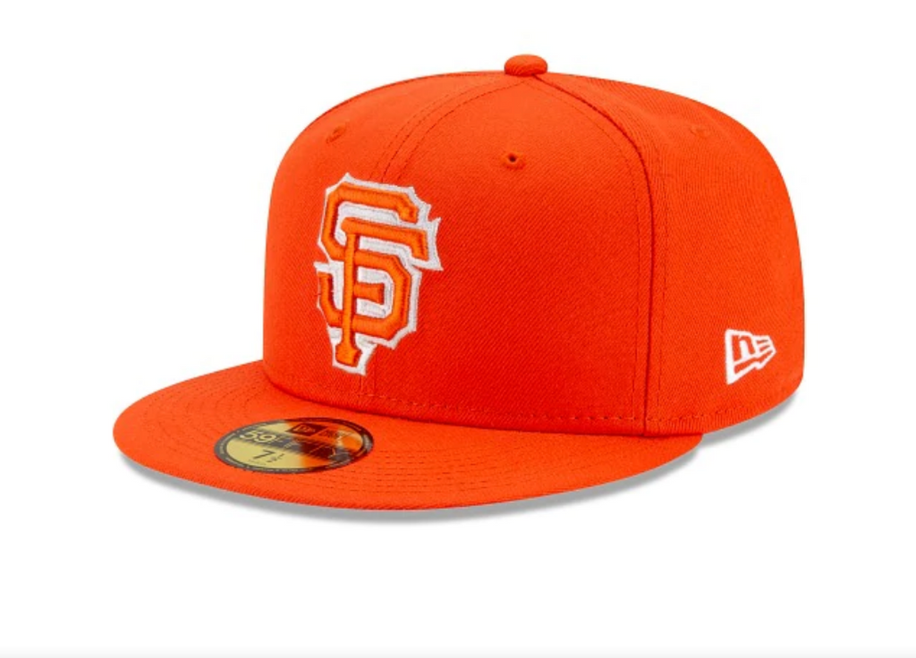 Men s San Francisco Giants New Era Orange City Connect 59FIFTY Fitted Hat Official Team Hat Sports Fan Cap Official NFL Team Hat Football Fan Cap