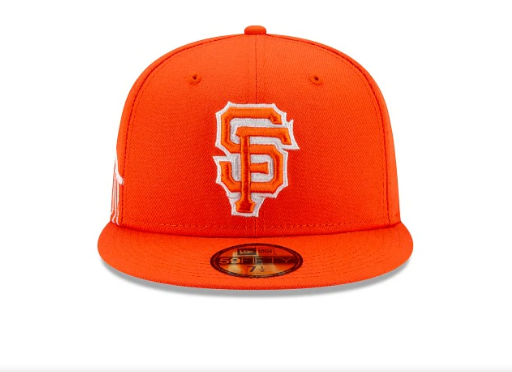 Men s San Francisco Giants New Era Orange City Connect 59FIFTY Fitted Hat Official Team Hat Sports Fan Cap Official NFL Team Hat Football Fan Cap