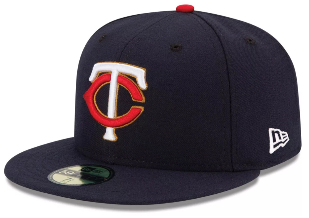 Men s Minnesota Twins New Era Navy Alternate Authentic Collection On-Field 59FIFTY Fitted Hat Official Team Hat Sports Fan Cap Official NFL Team Hat