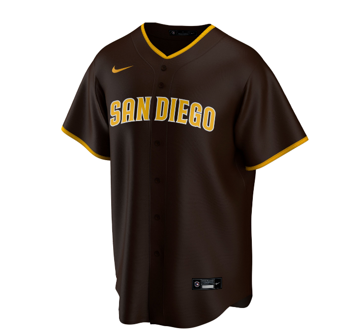 Men s San Diego Padres New Era Brown Authentic Collection On-Field 59FIFTY Fitted Hat Official Team Hat Sports Fan Cap Official NFL Team Hat Football