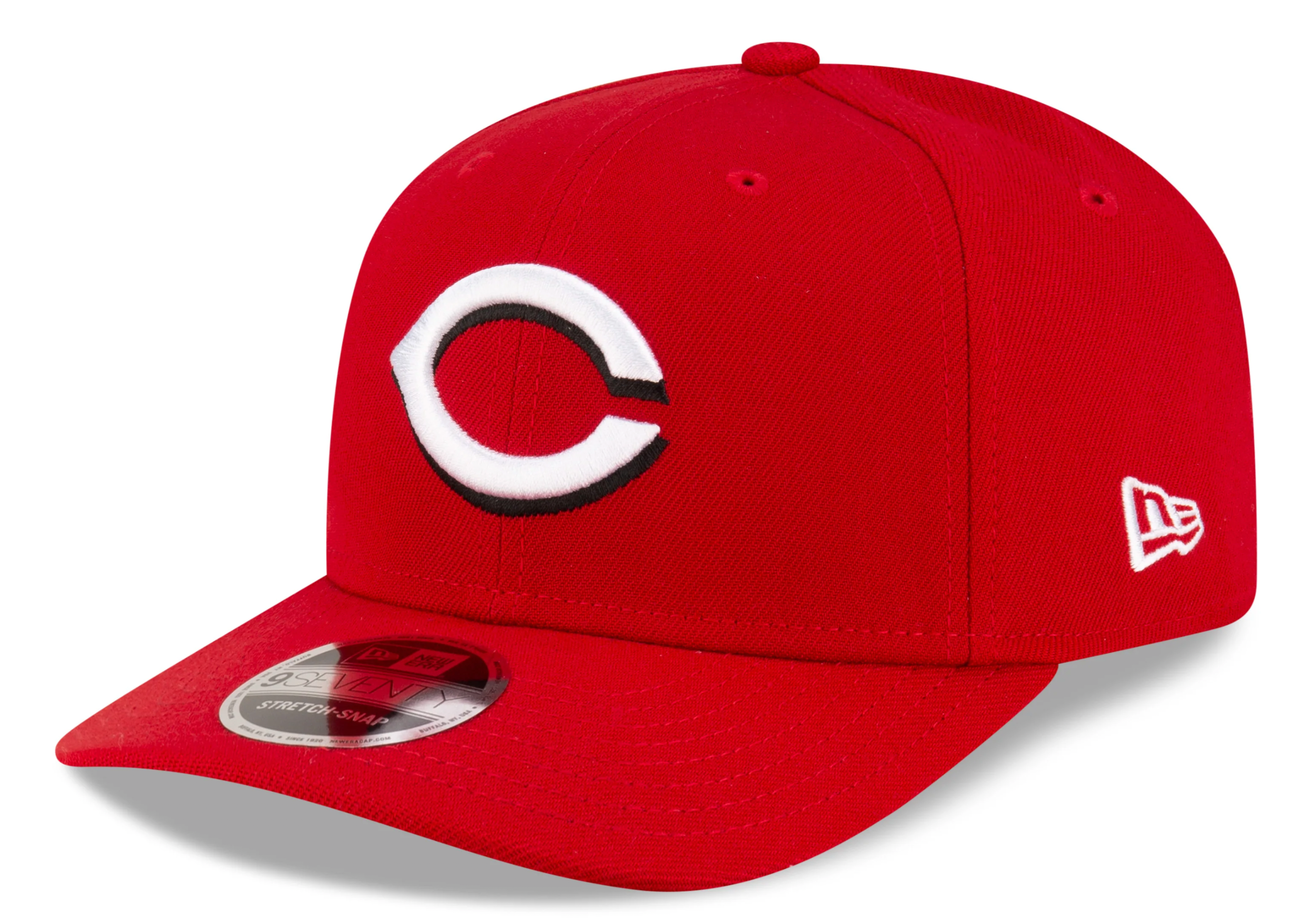 Cincinnati Reds New Era Player Replica 9SEVENTY Stretch Snap Adjustable Hat Official Team Hat Sports Fan Cap Official NFL Team Hat Football Fan Cap
