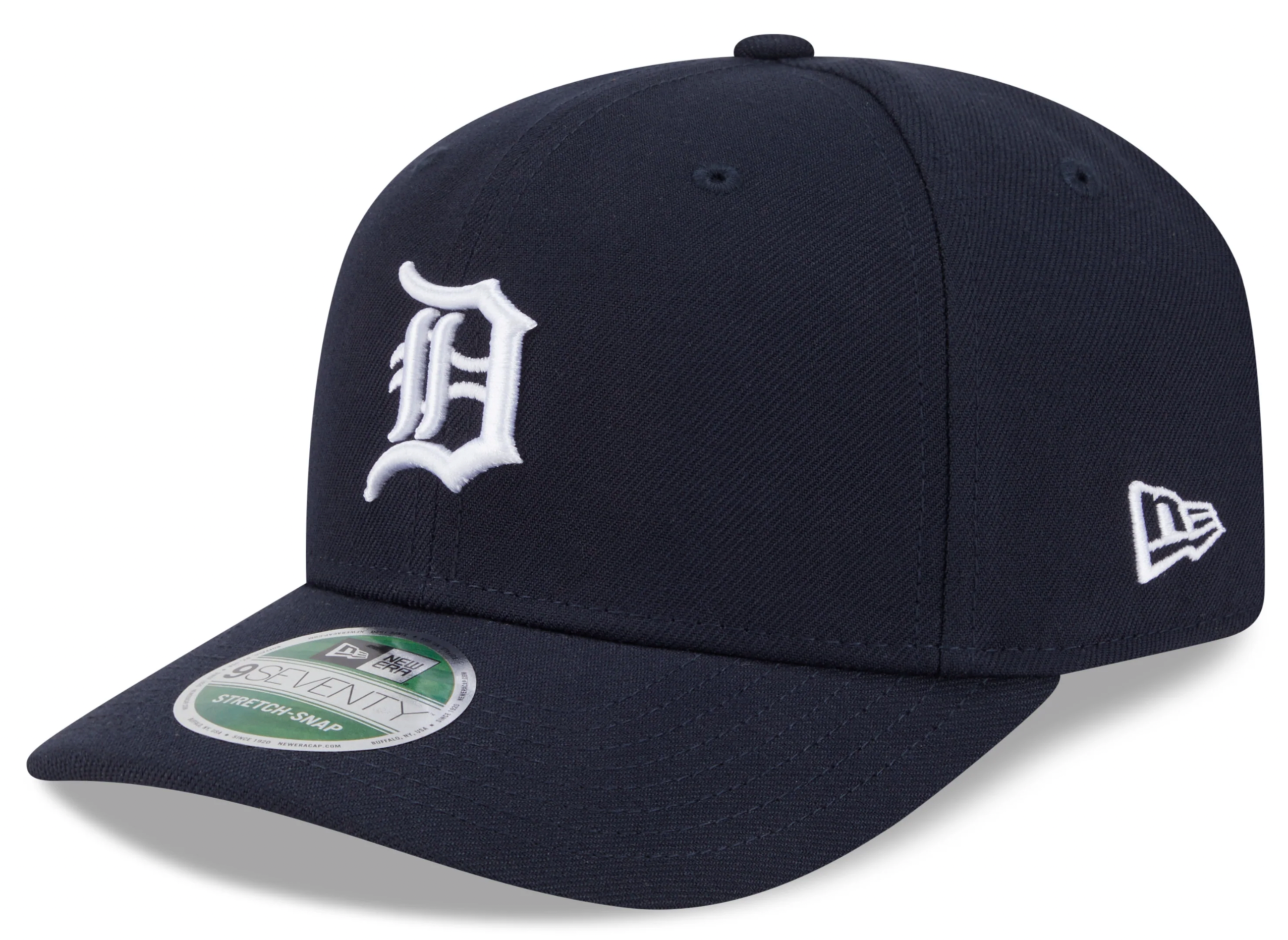Detroit Tigers Navy New Era Player Replica 9SEVENTY Stretch Snap Adjustable Hat Official Team Hat Sports Fan Cap Official NFL Team Hat Football Fan