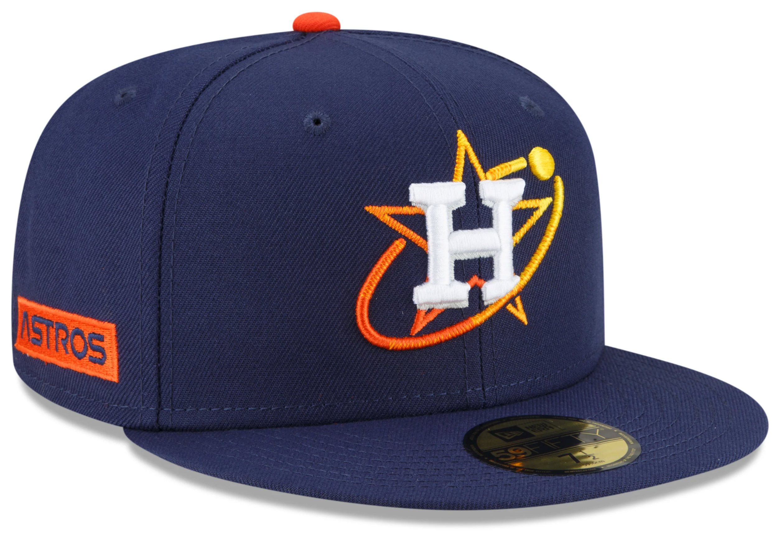 Men s Houston Astros New Era Navy City Connect 59FIFTY Fitted Hat Official Team Hat Sports Fan Cap Official NFL Team Hat Football Fan Cap