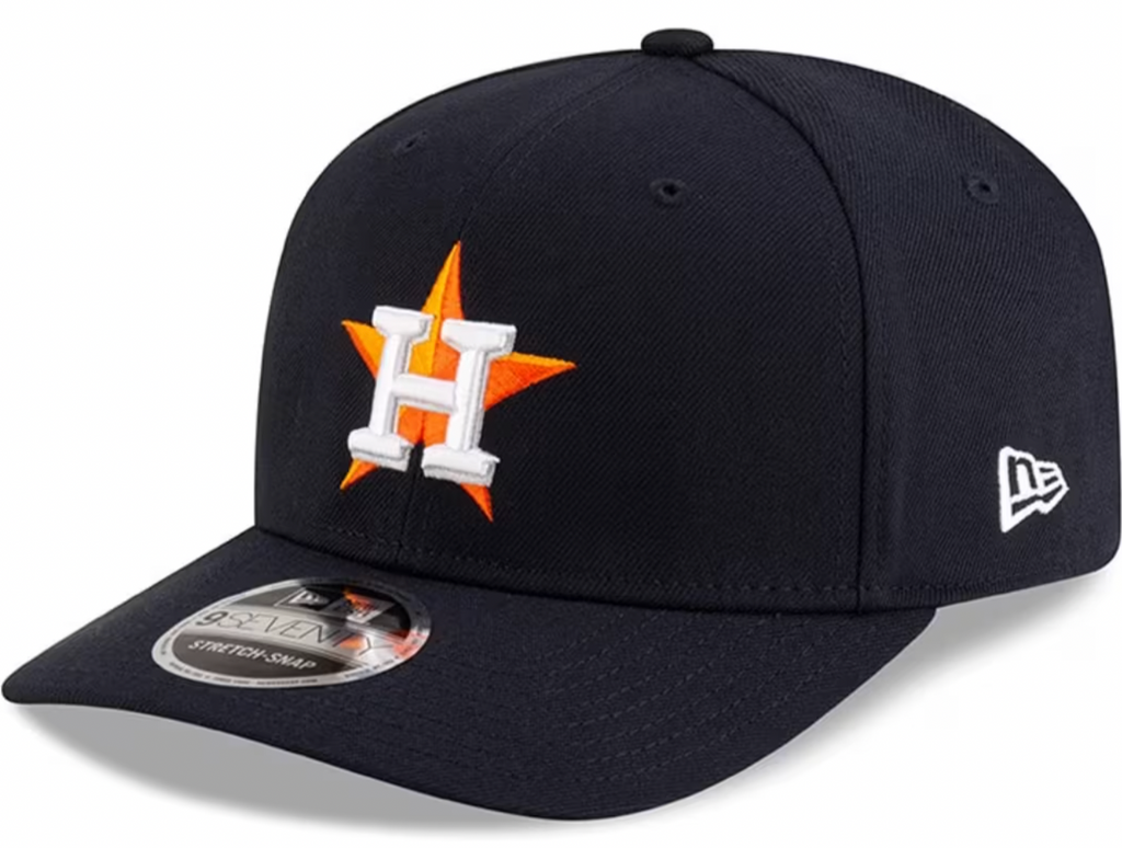 Houston Astros Navy New Era Player Replica 9SEVENTY Stretch Snap Adjustable Hat Official Team Hat Sports Fan Cap Official NFL Team Hat Football Fan
