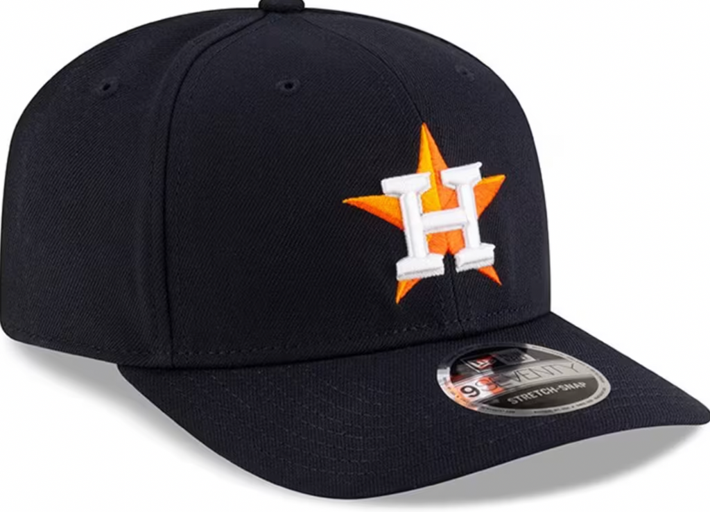 Houston Astros Navy New Era Player Replica 9SEVENTY Stretch Snap Adjustable Hat Official Team Hat Sports Fan Cap Official NFL Team Hat Football Fan