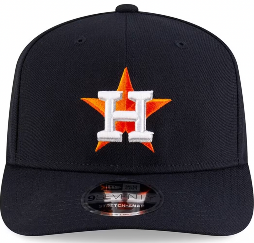 Houston Astros Navy New Era Player Replica 9SEVENTY Stretch Snap Adjustable Hat Official Team Hat Sports Fan Cap Official NFL Team Hat Football Fan