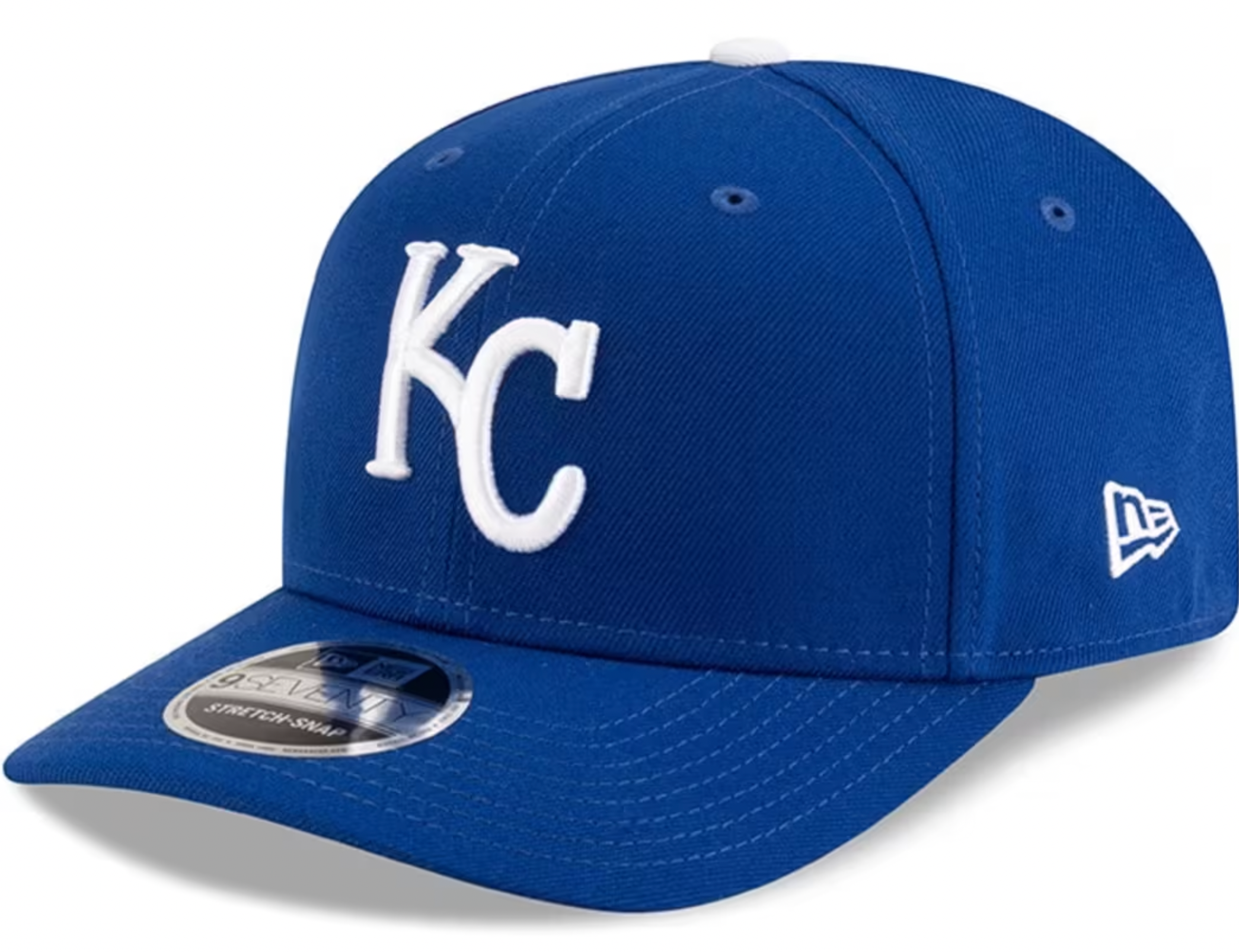 Kansas City Royals Blue New Era Player Replica 9SEVENTY Stretch Snap Adjustable Hat Official Team Hat Sports Fan Cap Official NFL Team Hat Football