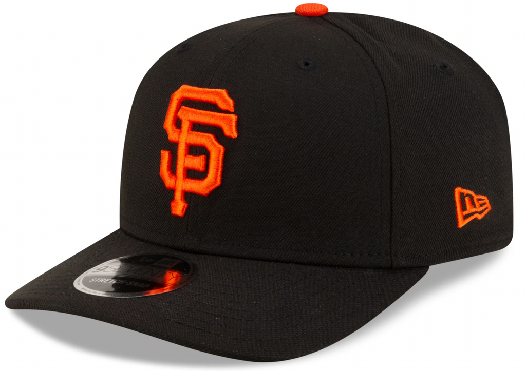 San Francisco Giants New Era Player Replica 9SEVENTY Stretch Snap Adjustable Hat Official Team Hat Sports Fan Cap Official NFL Team Hat Football Fan