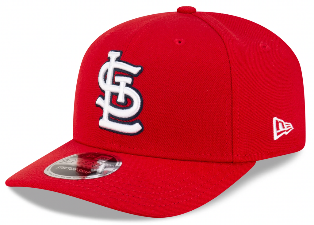 St Louis Cardinals Red New Era Player Replica 9SEVENTY Stretch Snap Adjustable Hat Official Team Hat Sports Fan Cap Official NFL Team Hat Football