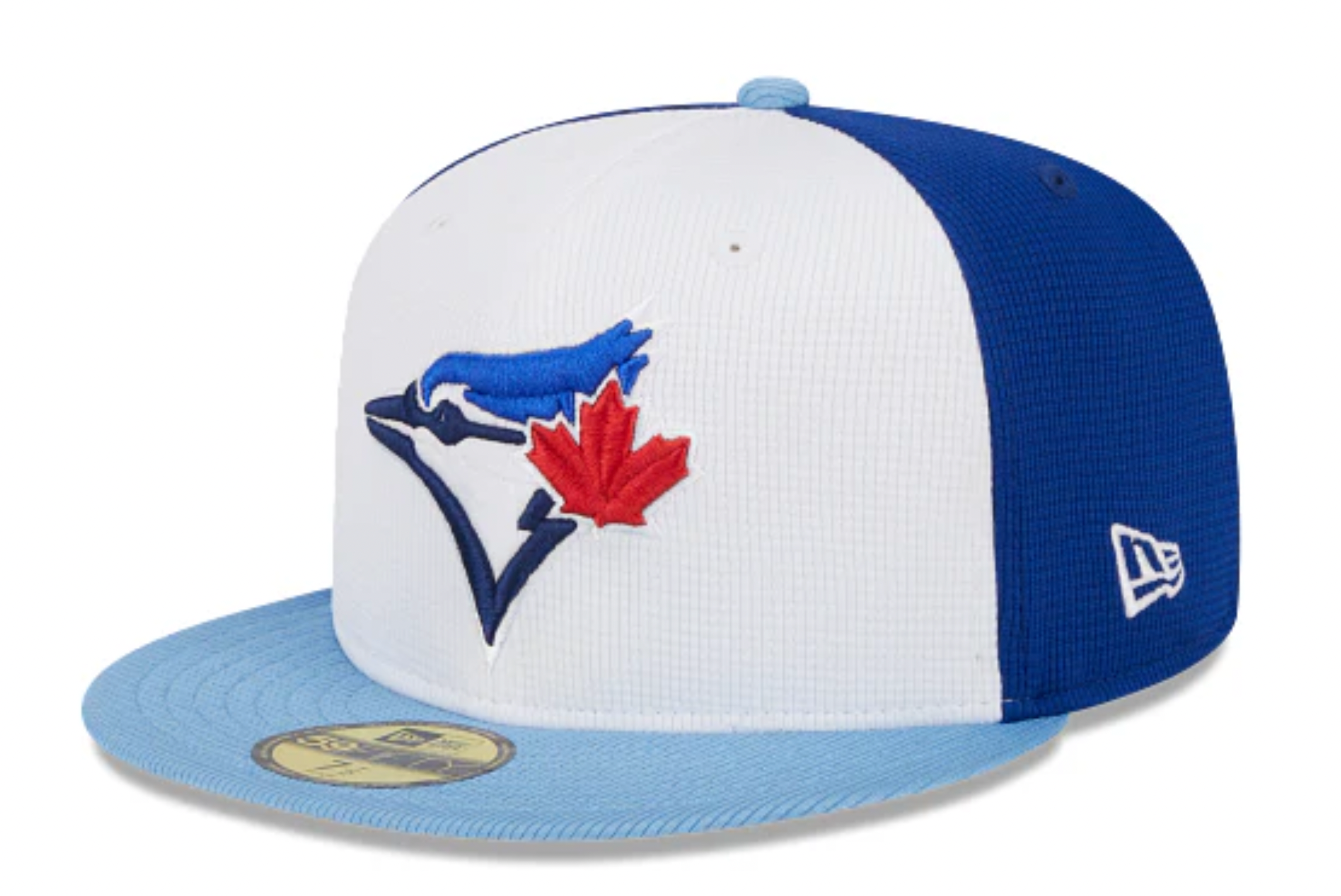 Toronto Blue Jays New Era White Blue 2024 Spring Training 59FIFTY Fitted Hat Official Team Hat Sports Fan Cap Official NFL Team Hat Football Fan Cap