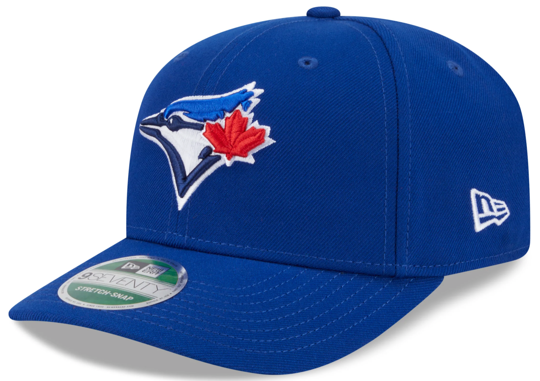 Toronto Blue Jays Blue New Era Player Replica 9SEVENTY Stretch Snap Adjustable Hat Official Team Hat Sports Fan Cap Official NFL Team Hat Football