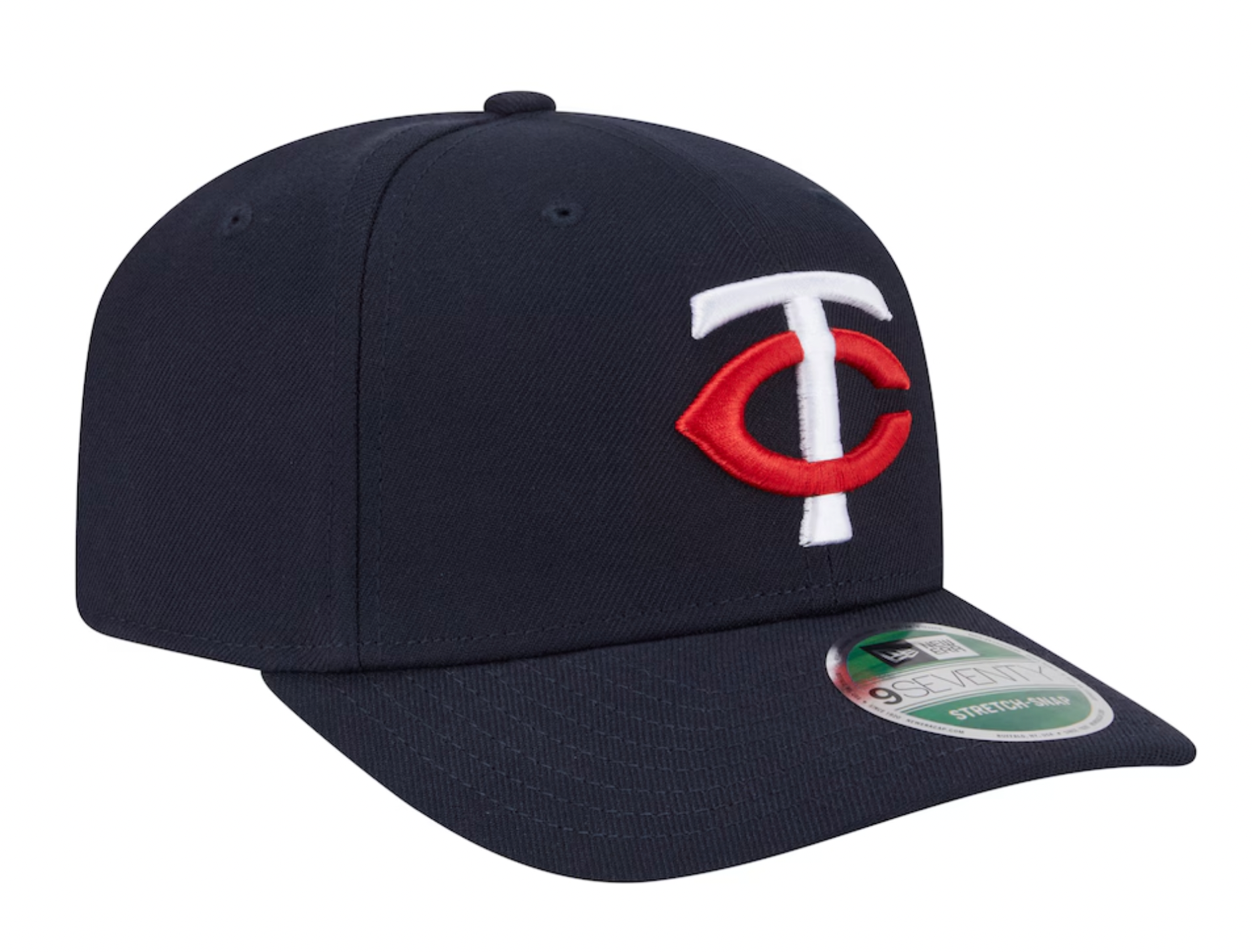 Minnesota Twins Navy New Era Player Replica 9SEVENTY Stretch Snap Adjustable Hat Official Team Hat Sports Fan Cap Official NFL Team Hat Football Fan