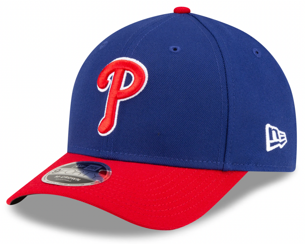 Philadelphia Phillies 2 Tone Royal Red Alternate New Era Player Replica M-Crown 9FORTY Adjustable Hat Official Team Hat Sports Fan Cap Official NFL