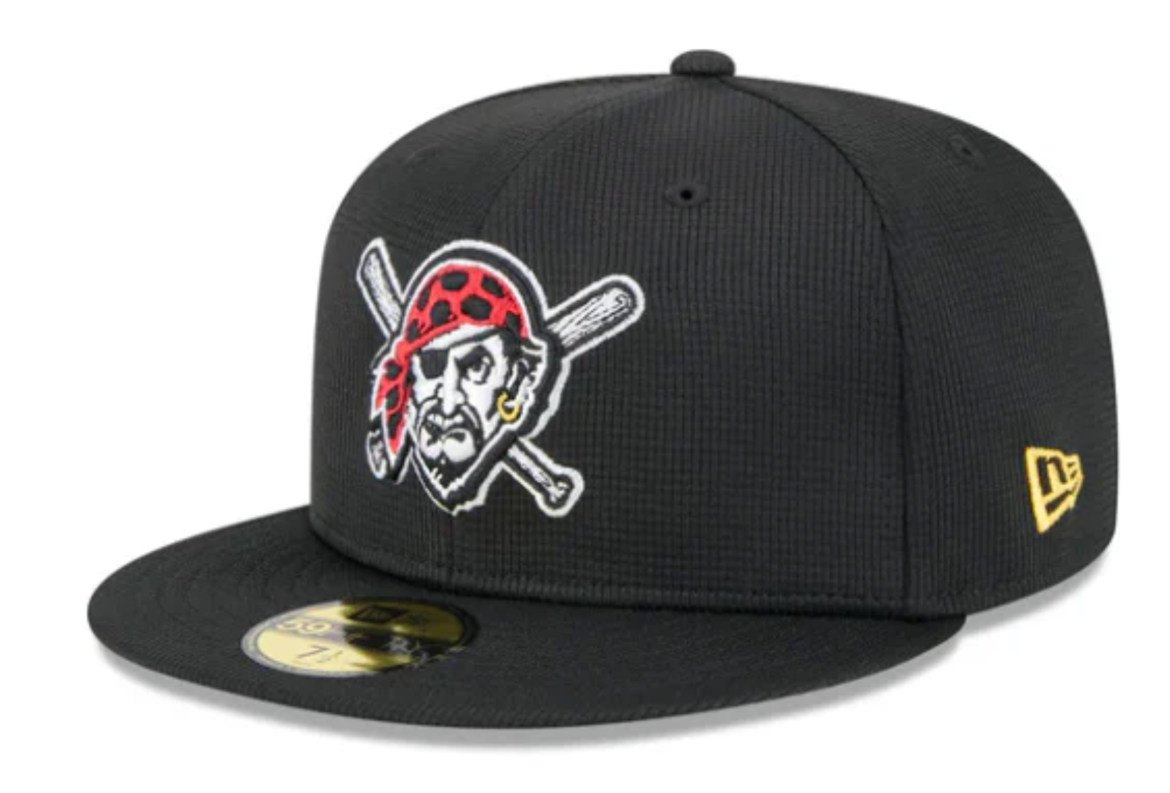 Pittsburgh Pirates New Era Black 2025 Spring Training 59FIFTY Fitted Hat Official Team Hat Sports Fan Cap Official NFL Team Hat Football Fan Cap