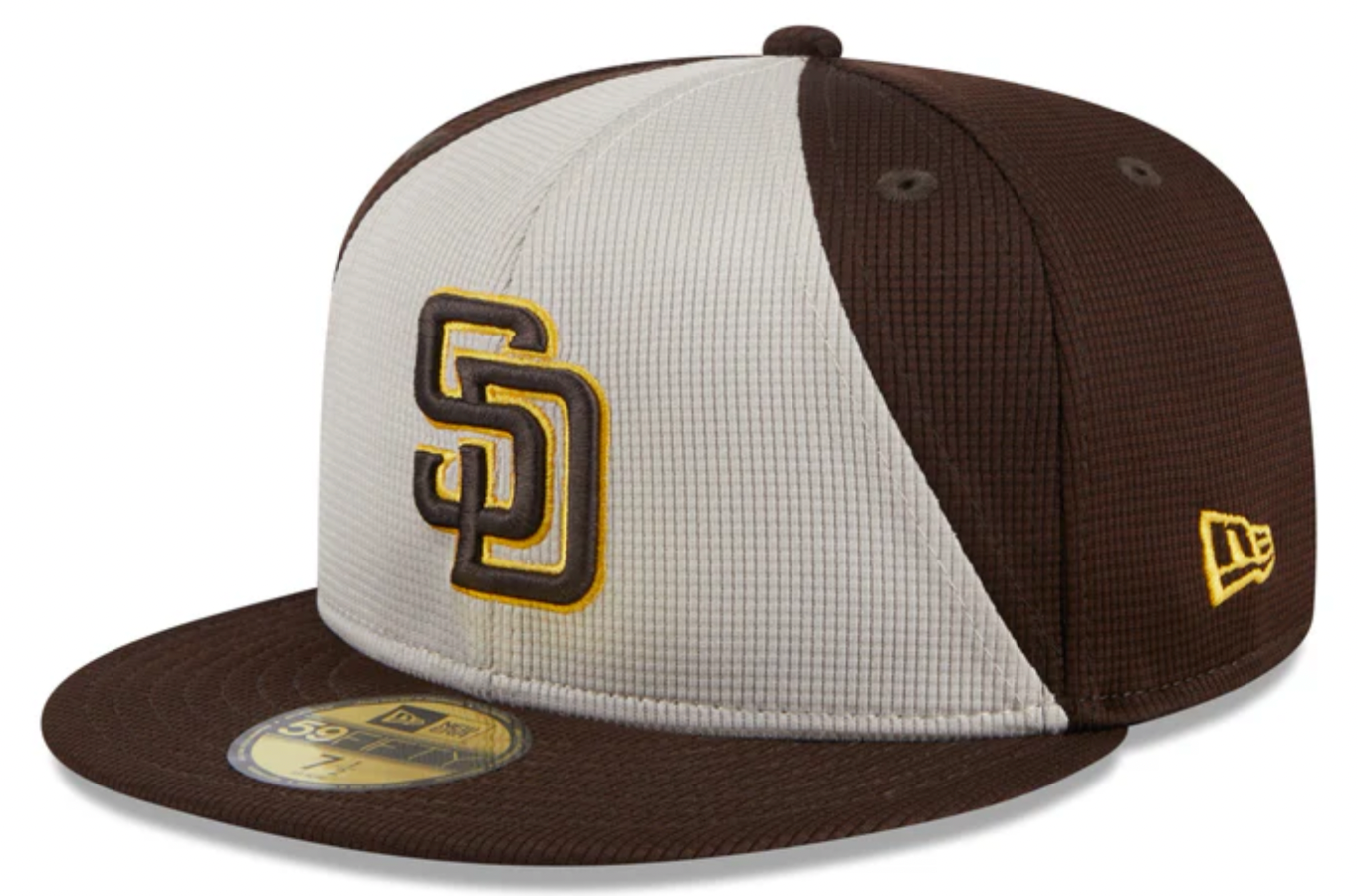 Men s San Diego Padres New Era Brown 2024 Batting Practice 59FIFTY Fitted Hat Official Team Hat Sports Fan Cap Official NFL Team Hat Football Fan Cap