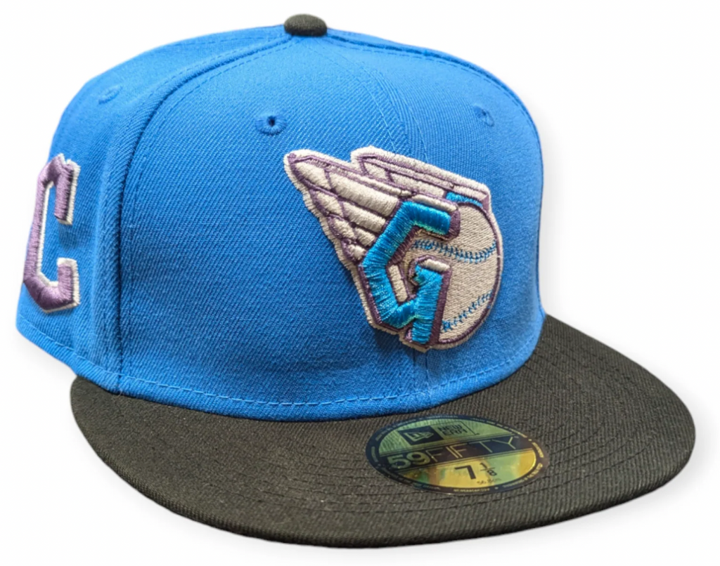 Cleveland Guardians Rock Pack NIN New Era 2 Tone 59FIFTY Fitted Hat Official Team Hat Sports Fan Cap Official NFL Team Hat Football Fan Cap