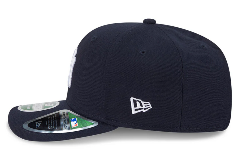 New York Yankes Navy New Era Player Replica 9SEVENTY Stretch Snap Adjustable Hat Official Team Hat Sports Fan Cap Official NFL Team Hat Football Fan