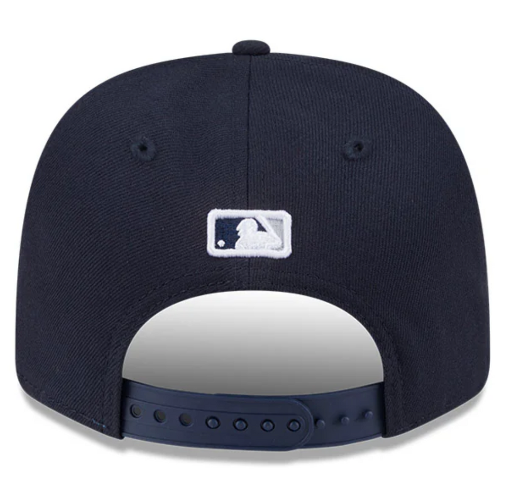 New York Yankes Navy New Era Player Replica 9SEVENTY Stretch Snap Adjustable Hat Official Team Hat Sports Fan Cap Official NFL Team Hat Football Fan