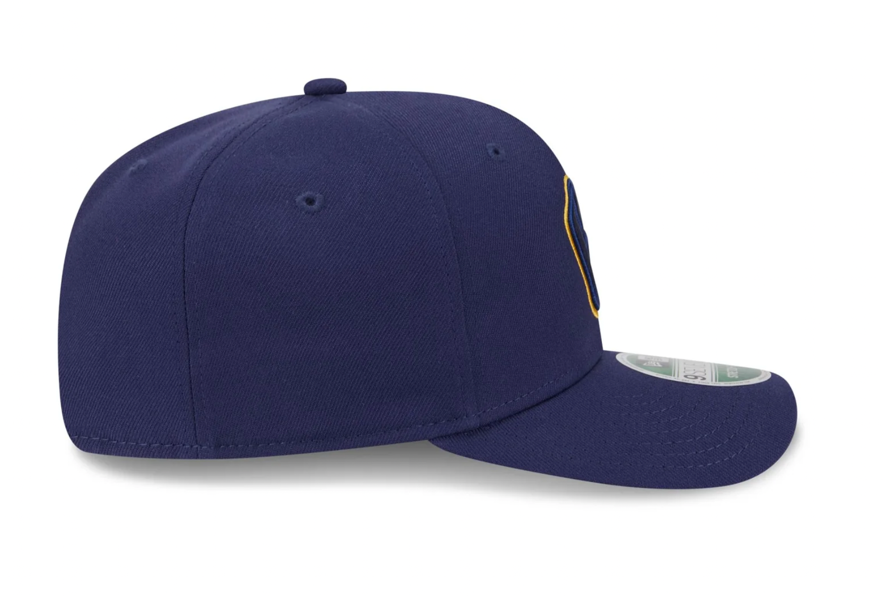 Milwaukee Brewers Navy New Era Player Replica 9SEVENTY Stretch Snap Adjustable Hat Official Team Hat Sports Fan Cap Official NFL Team Hat Football