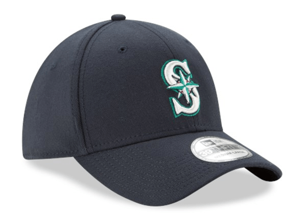 New Era Men s Seattle Mariners 39Thirty Classic Navy Stretch Fit Hat Official Team Hat Sports Fan Cap Official NFL Team Hat Football Fan Cap