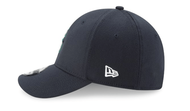 New Era Men s Seattle Mariners 39Thirty Classic Navy Stretch Fit Hat Official Team Hat Sports Fan Cap Official NFL Team Hat Football Fan Cap